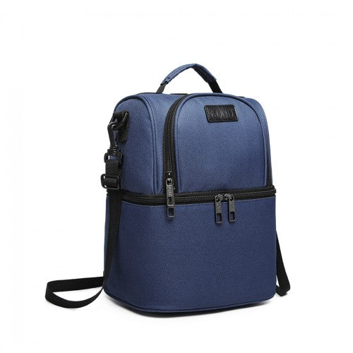 E1958-KONO INSULATED COOL BAG FAMILY LUNCH BOX - NAVY