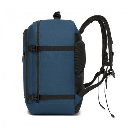 BPK2531M - Kono Multi-purpose Business Medium-sized Backpack–Fits 15.6" Laptop, Ideal for Work, Travel & Daily Commute - Navy