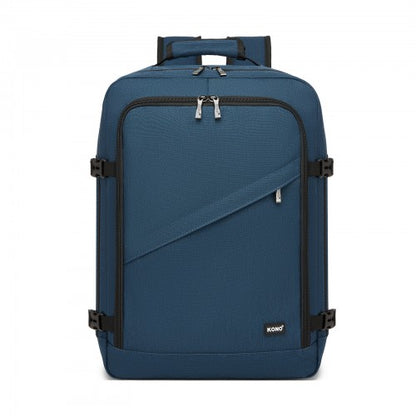 BPK2531M - Kono Multi-purpose Business Medium-sized Backpack–Fits 15.6" Laptop, Ideal for Work, Travel & Daily Commute - Navy