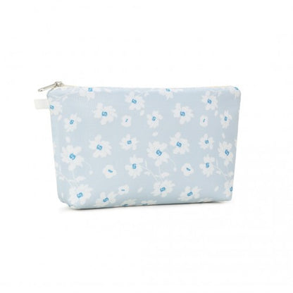 COM2443 - Miss Lulu Multi-Functional Charming Print Cosmetic Bag & Storage Bag for Travel and Everyday Use - Blue