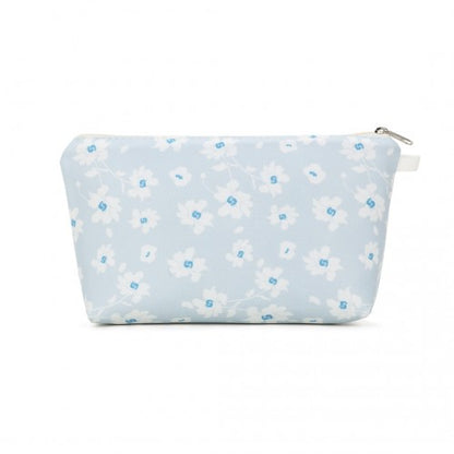 COM2443 - Miss Lulu Multi-Functional Charming Print Cosmetic Bag & Storage Bag for Travel and Everyday Use - Blue