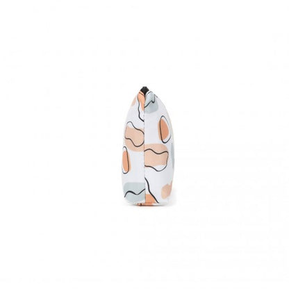 COM2443 - Miss Lulu Multi-Functional Charming Print Cosmetic Bag & Storage Bag for Travel and Everyday Use - White