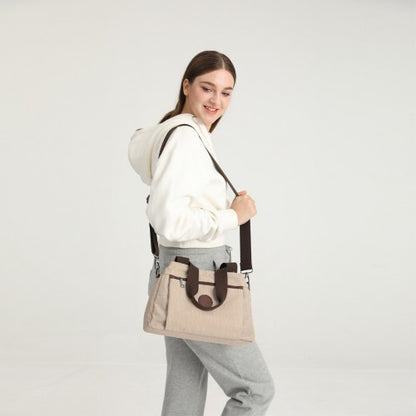 EH2239 - Kono Waterproof Multi-Functional Handbag Cross Body Bag - Purple