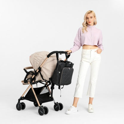 EM2105 - Kono Simple Lightweight Maternity Changing Bag - Pink