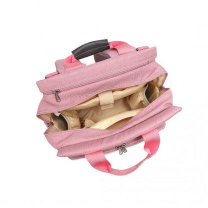 EM2105 - Kono Simple Lightweight Maternity Changing Bag - Pink