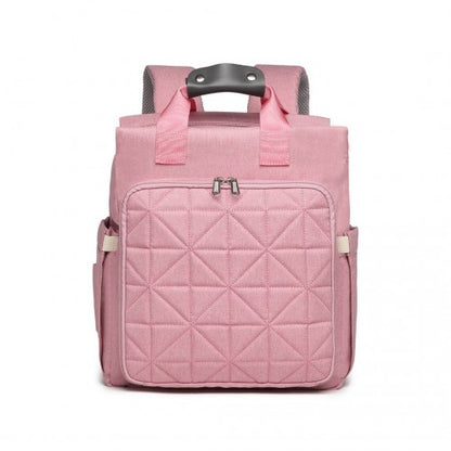 EM2105 - Kono Simple Lightweight Maternity Changing Bag - Pink