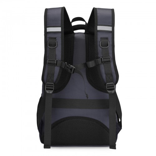 EM2130 - Kono Functional Travel Backpack With USB Charging Port - Navy