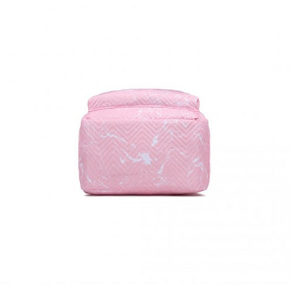 EQ2361 - Kono Water-Resistant School Backpack With Secure Laptop Compartment - Pink