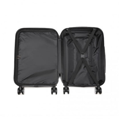 K1995L - Kono Hard Shell ABS Carry On Suitcase 20 Inch - Nude