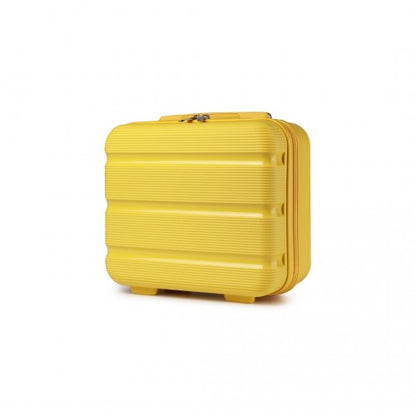 K2092L - Kono 14 Inch Bright Hard Shell PP Vanity Case - Yellow