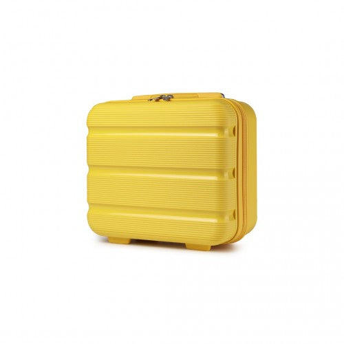 K2092L - Kono 14 Inch Bright Hard Shell PP Vanity Case - Yellow