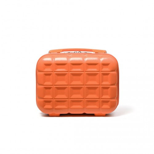 K2292L - Kono 13 Inch Lightweight Hard Shell ABS Vanity Case - Orange