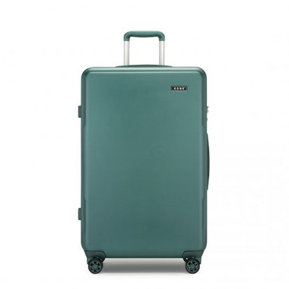 KSK2494 - Kono 28 Inch Minimalist Hard Shell ABS+PC Check-In Suitcase with TSA Lock 360° Spinner Wheels - Military Green