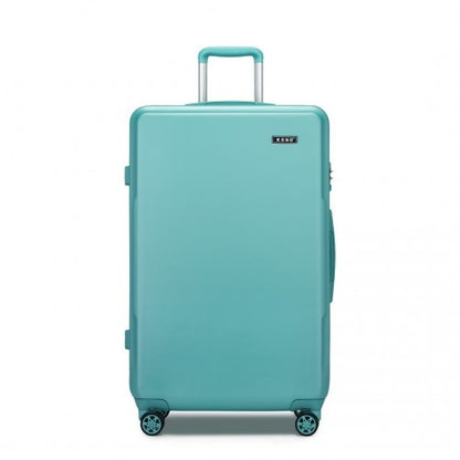 KSK2494 - Kono 28 Inch Minimalist Hard Shell ABS+PC Check-In Suitcase with TSA Lock 360° Spinner Wheels - Blue