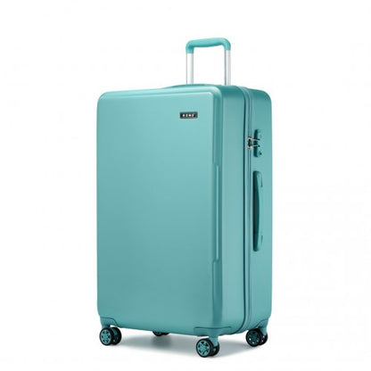 KSK2494 - Kono 28 Inch Minimalist Hard Shell ABS+PC Check-In Suitcase with TSA Lock 360° Spinner Wheels - Blue