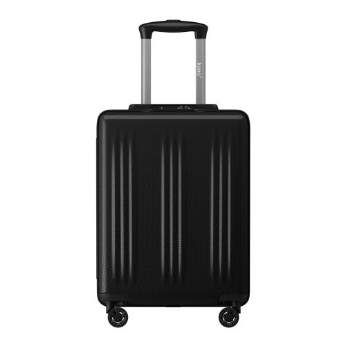 KSK2583 - Kono Premium ABS+PC 20 Inch Hard Shell Cabin Suitcase with TSA Lock and Smooth 360° Silent Spinner Wheels - Black