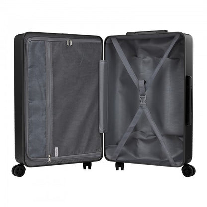KSK2583 - Kono Premium ABS+PC 28 Inch Hard Shell Large Travel Suitcase for Long Haul Travel with TSA Lock - Black