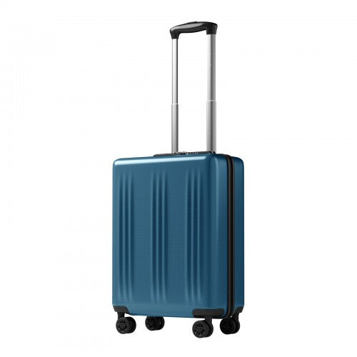 KSK2583 - Kono Premium ABS+PC 20 Inch Hard Shell Cabin Suitcase with TSA Lock and Smooth 360° Silent Spinner Wheels - Navy
