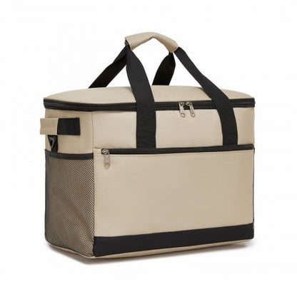 LBK2535L - Kono Large 30L Portable Lunch Bag with Enhanced Insulation–Compact & Convenient for Travel and Commuting - Khaki