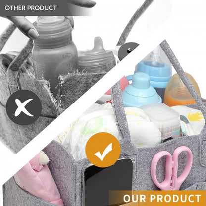 S2049 - Kono Felt Caddy Organiser With Storage - Grey