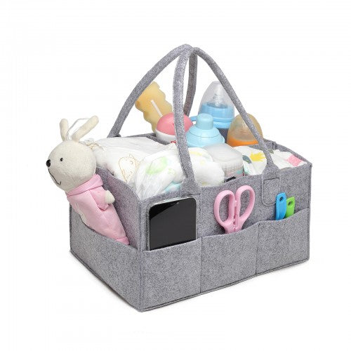 S2049 - Kono Felt Caddy Organiser With Storage - Grey