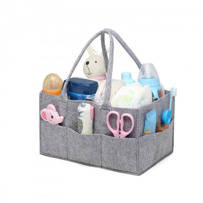 S2049 - Kono Felt Caddy Organiser With Storage - Grey