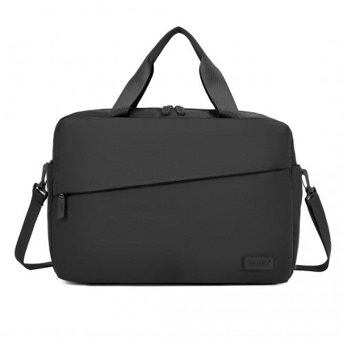 TVK2444 - Kono Water-Resistant Travel Bag with Laptop Sleeve Multi-Functional Tote for Business and Weekend Large Capacity for Men and Women - Black