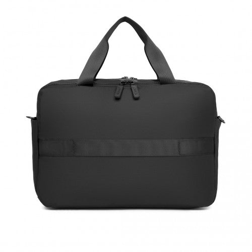 TVK2444 - Kono Water-Resistant Travel Bag with Laptop Sleeve Multi-Functional Tote for Business and Weekend Large Capacity for Men and Women - Black