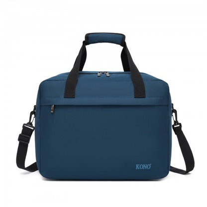 TVK2560 - Kono 40×30×20 cm Large-Capacity Travel Bag–Airline-Approved Underseat Cabin Bag,Perfect for Fitness,Travel,and Weekend Getaways - Navy